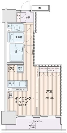 エスティメゾン錦糸町IIの物件間取画像
